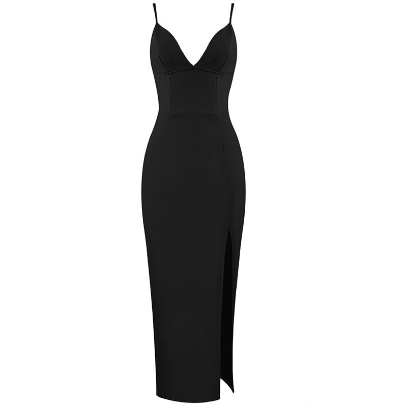 Damen Kleid Spaghetti Strap