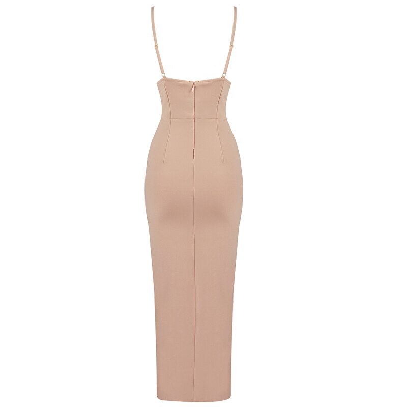 Damen Kleid Spaghetti Strap