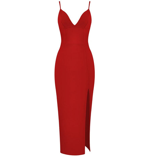 Damen Kleid Spaghetti Strap