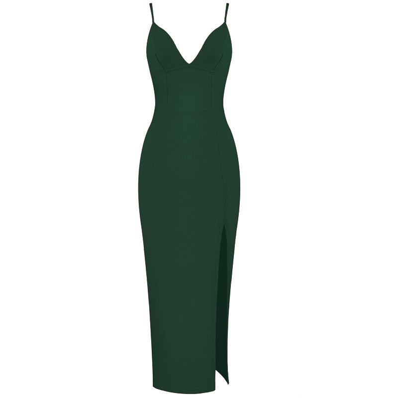 Damen Kleid Spaghetti Strap