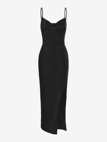 Midi-Slip-Kleid für Damen