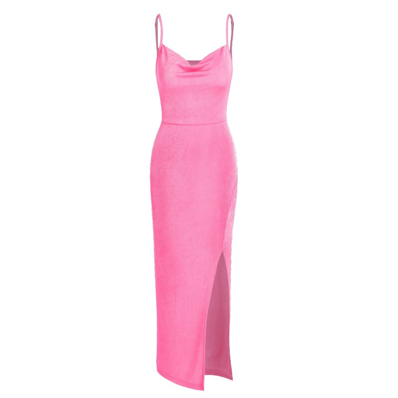 Midi-Slip-Kleid für Damen