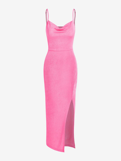 Midi-Slip-Kleid für Damen