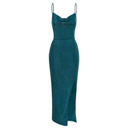 Midi-Slip-Kleid für Damen